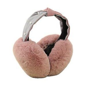 Soft Faux Fur Plush Ear Warmers Foldable Headband Earmuffs